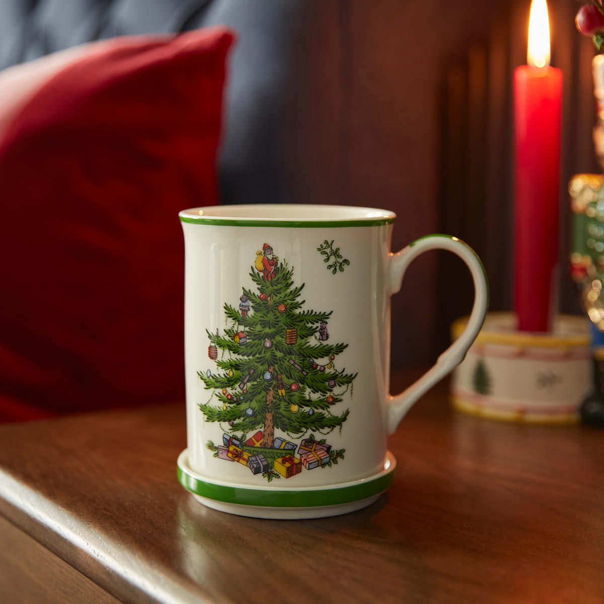Christmas Tree Mug & Coaster Set image number null